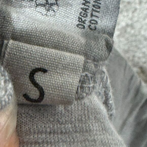 Heel Athens Lab Crop Pants Women's S Gray Tie Dye Pleated Pull On Organic Cotton - Picture 14 of 14